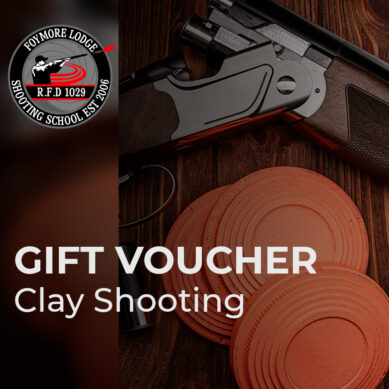 Gift card for clay shooting